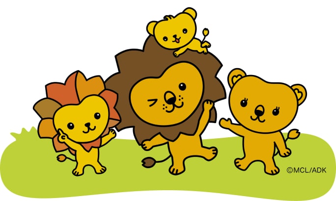 メディくん家族のイラスト